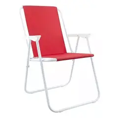 GENERICO - Silla de playa plegable Roja
