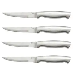 OSTER - Set Cuchillos Serrucho acero inoxidable Baldwyn 4 piezas