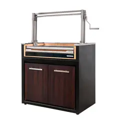 VERSATILE - Parrilla Módulo Carbón 1065 Puertas Termolaminado