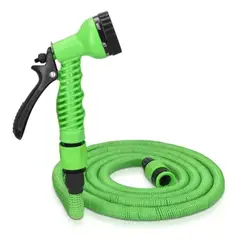 LISM - Manguera Retráctil Expandible Magica 15 Metros Reforzada Color Verde