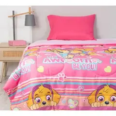 DISNEY - Plumón Reversible Rosa 1.5 Pl - Paw Patrol