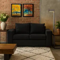 DKORA - Sofá 2 Cuerpos Connor Gris