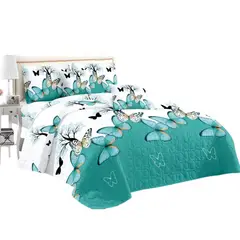 GENERICO - Cobertor De Verano 15 Plazas Quilt + 1 Funda Cubrecama 180x230cm