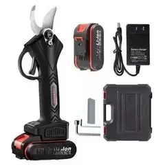 GENERICO - Tijera Podadora Eléctrica Inalámbrica Recargable 36v Negro