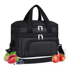GENERICO - Lonchera escolar impermeable 10 L gran capacidad y bandolera