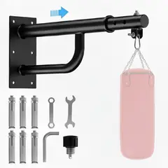 KOKILA - Estirable Soporte Saco Boxeo Ejercicio Colgante Pared 150kg
