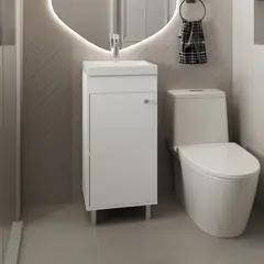 TUHOME - Vanitorio Rivera 1 Puerta 84x32x402 Cm Blanco