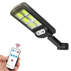 TOLVA - Lampara Solar Alta Eficiencia, Sensor Movimiento 6 Led, 60w