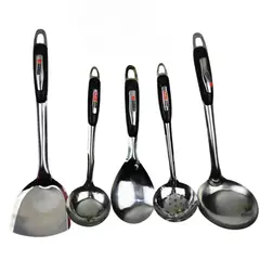 CRUSEC - Set 5 Piezas Utensilios Cocina Cucharones Espatula