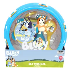 BLUEY - Set Musical En Tambor 6 Instrumentos