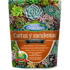 BEST GARDEN - Sustrato Para Cactus Y Suculentas 10 Litros