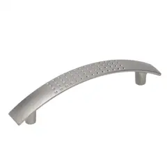 KUTZ - Tirador metalico plata 96mm apolo