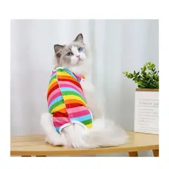 GENERICO - Buzo recuperación gato o perro pequeño talla M LÍNEAS