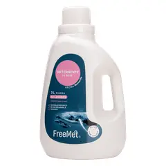 FREEMET - Detergente bebé 3L Hipoalergénico aroma manzanilla Ecológico rinde 50 lavados