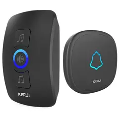 KERUI - Timbre Inalámbrico Impermeable Para Lluvia 150mt Touch