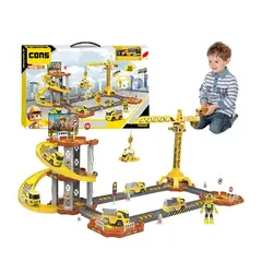 MESAJUEGO - Pista Rampa De Autos De Juguete Con Lanzadores Interactivos