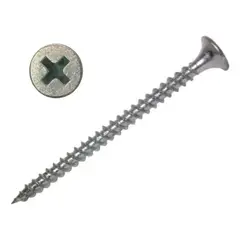 TUHAUS - Tornillo Madera Crs Zincado 6 X 2-1/2 Pulgadas - 500 U