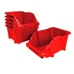 REYPLAST - X12 Cajas Organizadoras Apilable Gaveta Etiquetable Organiza