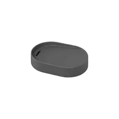 COZA - Jabonera para Baño Serene Gris Grafito