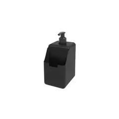 COZA - Dispensador de Detergente y Esponja Single 500ml Negro