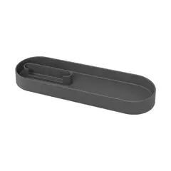 COZA - Bandeja para Baño con Soporte para Celular Gris Grafito