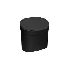 COZA - Basurero con Tapa Basic 4 L Negro