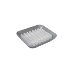 COZA - Jabonera para Baño New Square Gris Frío