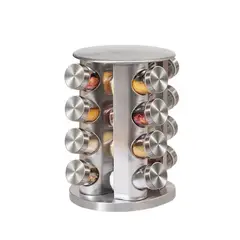 GENERICO - Condimentero especiero Giratorio 16 Frascos