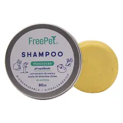 FREEMET - Shampoo Hipoalergénico Sólido En Barra Para Mascotas Ecológico