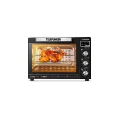 TELEFUNKEN - Horno de mesa eléctrico TF E850C 80L Negro 80 Litros 2200w