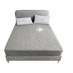 ESHOPANGIE - Cubre Colchón 2 Plazas Protector De Mancha Impermeable