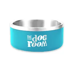 GENERICO - Plato Para Perros Acero Inoxidable Premium - Turquesa 64 Oz