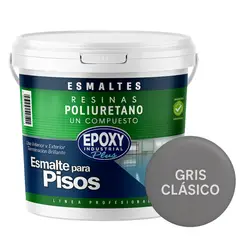 EPOXY - PINTURA PISOS POLIURETANA GRIS CLASICO GALÓN