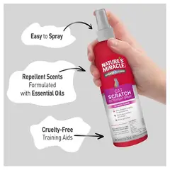 NATURE'S MIRACLE - Natures Miracle Repelente Spray Cat Scratch Gato 236 Ml