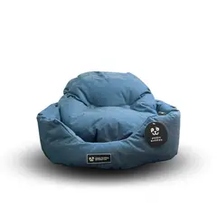 GENERICO - Cama Antiestrés Impermeable Mascotas Gatos Perros color Azul