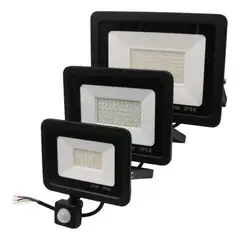 LISM - Foco Led Exterior Con Sensor Movimiento 20w Ip66