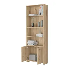 TUHOME - Biblioteca Lisa 180X63X26 Cm 2 Con Puertas Duna