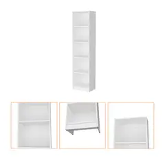 TUHOME - Estante Biblioteca Home-E 5 Niveles Blanco