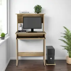 TUHOME - Escritorio Recto + Modulo Torre Pc Duna 119X69X45 Cm