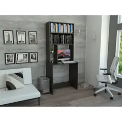 TUHOME - Escritorio Con Biblioteca Office W-75 Wengue