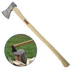 GENERICO - Hacha Para Leña Con Mango De Madera 1.6 Kilos Jaque