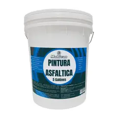 MOHICAN - PINTURA ASFÁLTICA IMPERMEABILIZANTE TINETA 5 GALONES