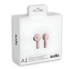 SUDIO - Audífonos Premium Line Earphones A1 TWS MIDNIGHT PINK - Blanco