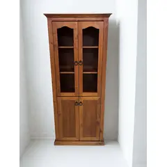 GENERICO - Vitrina 4 puertas Ensueño nogal