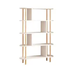 DETODOYMAS - Librero Organizador 136x80x25cm Chic Home - Blanco