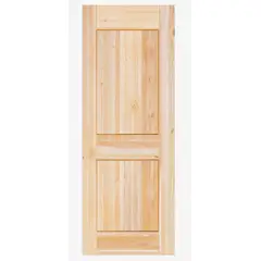 GENERICO - Puerta De Madera Pino Oregón Natural 80X200