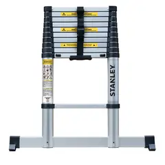 STANLEY - Escalera Telescópica SoftClose 32mt 11 escalones + estabilizador