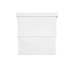 GENERICO - Cortinas Roller Doble Tela Blackout con Visillo y Cenefa