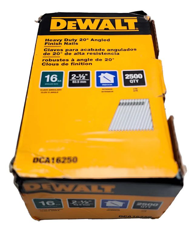 Caja de 2500 Clavos Reforzados 2-1/2 16ga DCA16250