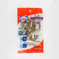 LIOI - Cancamo abierto n°5 + tarugo nylon n°6 (10u c/u)